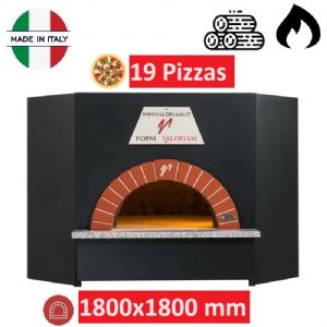 Four à pizza bois ou gaz 19 pizzas Vesuvio OT