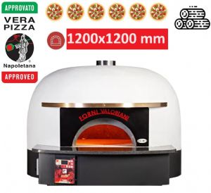 Four à pizza Napolitain bois 6 pizzas 120x120