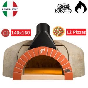 Four en kit bois ou gaz 12 pizzas 140x160 cm