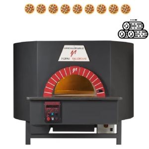 Four pizza rotatif à bois 130 cm 9 pizzas