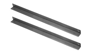 1 paire de Glissières en Forme L en INOX