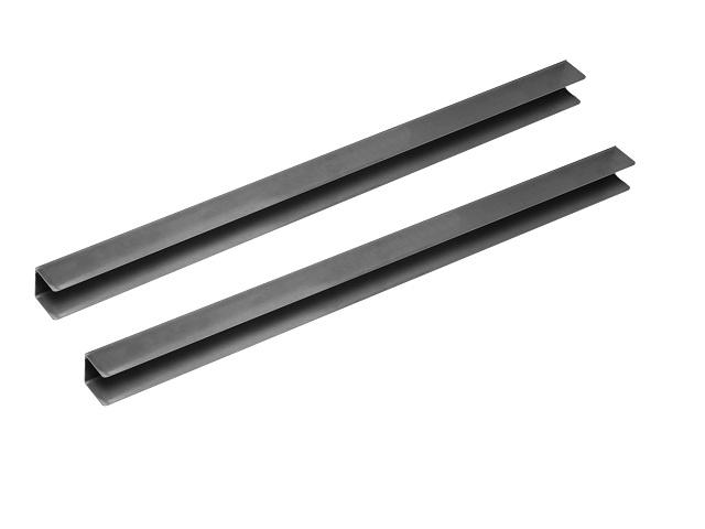 2 Glissières en Acier Inox C