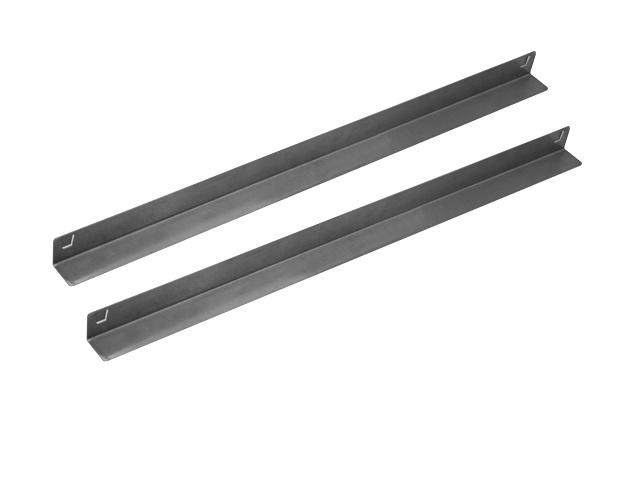 2 Glissières en Acier Inox L