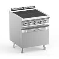 4 PLAQUES ABAISSÉE SUR FOUR ÉLECTRIQUE