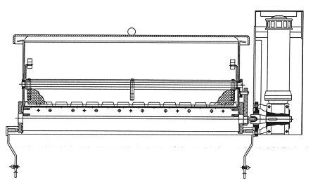 5) Farineur à pate L=700 Mod B/M 700L
