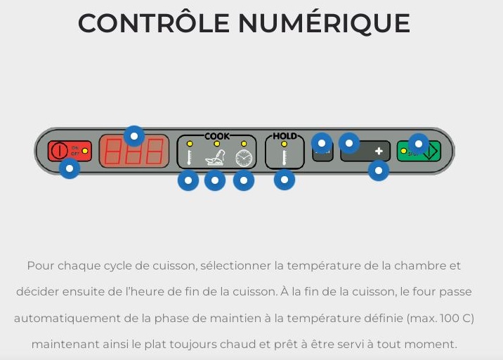  Spidocook four electrique basse température