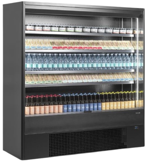 Vitrine r&eacute;frig&eacute;r&eacute;e ouverte professionnelle