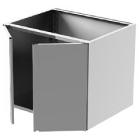 Armoire 900 x 550 x 670 mm 2 porte à charnières