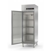 Armoire négative côtés emboutis GN 2/1, 1 porte pleine