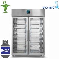 Armoire médicale 012 LEONARD (R452A)-2°C/+8 vitrée