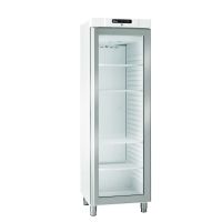Armoire réfrigérée blanche +2/+12°C - 266L Porte vitrée