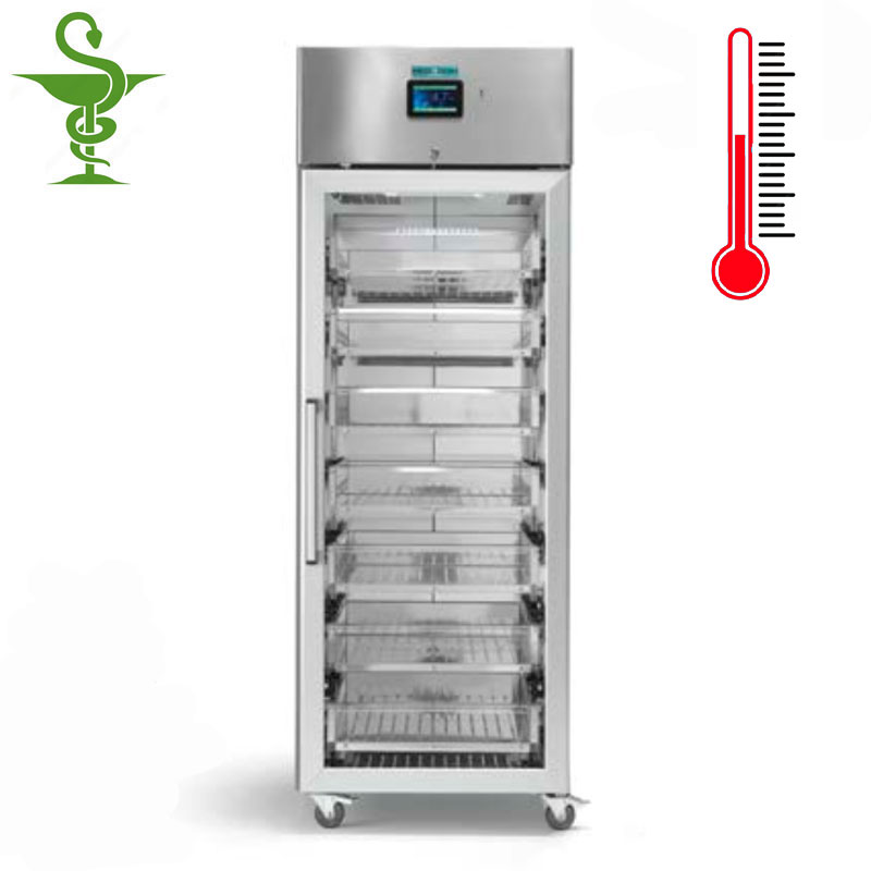 Armoire réfrigérée médicale porte vitrée positive