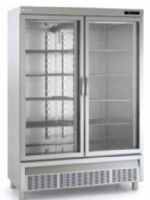 ARMOIRE REFRIGEREE NEGATIVE 2 PORTES VITREE