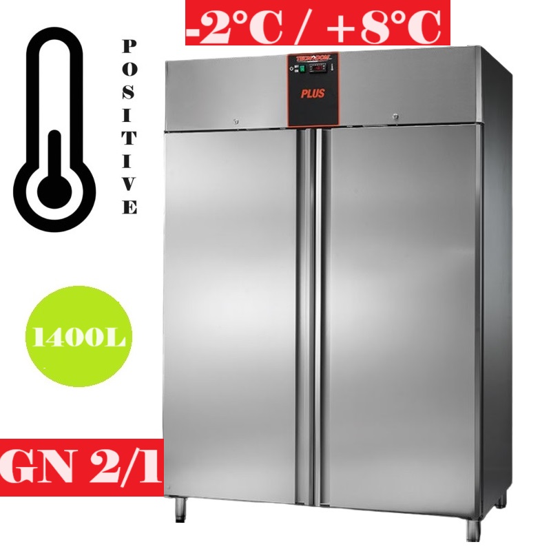 Armoire réfrigérée positive GN 2/1 1400L Tecnodom Restauration professionnelle PERFEKT