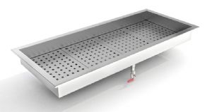 BAC À GLACE PILÉE INTÉGRÉ 4/1 GN