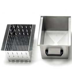 Bac avec filtre pour décharge en inox (BFD-ST)