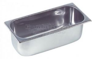 BAC POUR CRÈME GLACÉE INOX