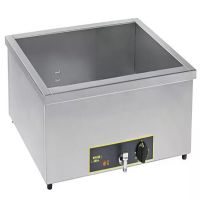 Bain-marie professionnel double GN 1/1 avec vidange