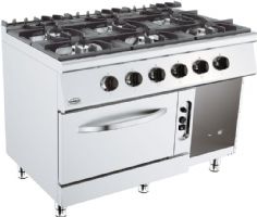 BASE 700 CUISINIERE A GAZ 6 BR. AVEC FOUR À GAZ