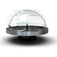 Buffet réfrigéré neutre rond