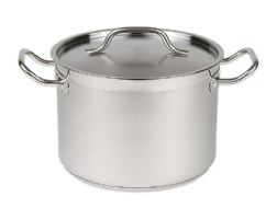 CASSEROLE EN ACIER INOXYDABLE + COUVERCLE ø40 31L