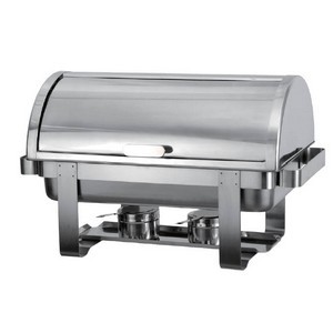 Chafing Dish inox GN 1/1 à couvercle rabattable