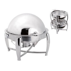 Chafing Dish rond empilable finition miroir poli