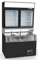 CHAMBRE MURALE FRIGORIFIQUES NOIR 2 PORTES EN VERRE