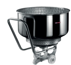 chariot cuve pour pétrin a spirale 80 Kg