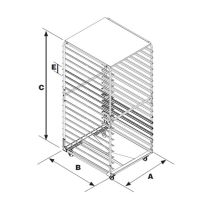Chariot de cuisson Tagliavini 18 Niveaux 600x800