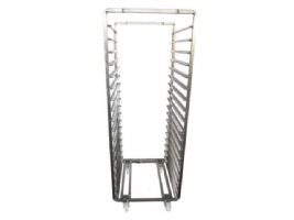 Chariot de stockage 800x800 Inox