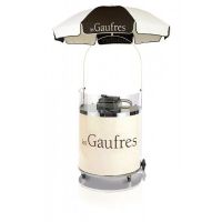 Chariot demi-lune gaufres électrique