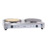Crêpière double 35 électrique