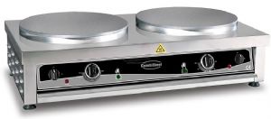 Crêpière électrique 2 plaques Ø 400 mm