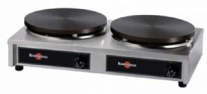 Crepiere gaz thermostatique double 35cm