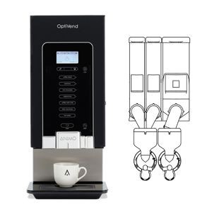 pour machines à café/distributeurs automatiques Kaffeefettlöser 100 nettoyage comprimés par 3,2 gr 
