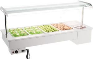 DROP-IN BAIN-MARIE AVEC BOLS 4/1