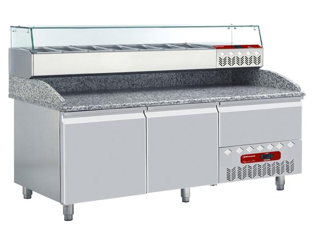 Ensemble table frigo & structure réfrigérée