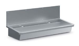 ÉVIER INOX 1 ROBINET 1200MM  BOUCHON DE VIDANGE ET COUVERCLE ANTI-ÉCLABOUSSURES INCLUS