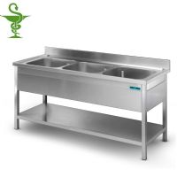 évier ouvert 1800 x 700 x 950 mm