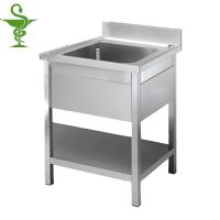 évier ouvert 700 x 700 x 950 mm