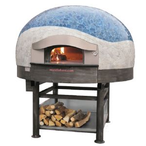 Four à bois 4 pizzas Volcan Mosaïque - MORELLO FORNI - Restauration  professionnelle - LP100-VM 
