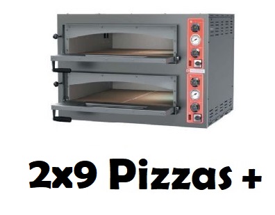 Four a gaz 2x9 Pizzas et Plus