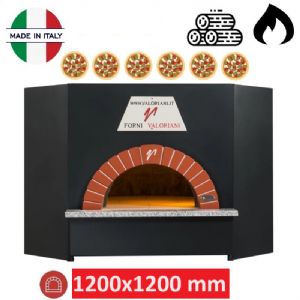 Four a pizza à Bois ou à gaz 6 pizzas Vesuvio OT