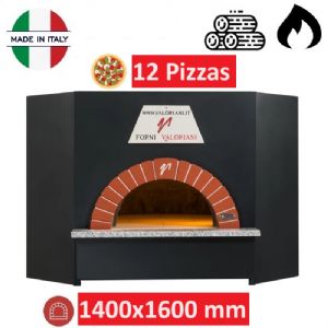 Four à pizza bois ou gaz 12 pizzas Vesuvio OT