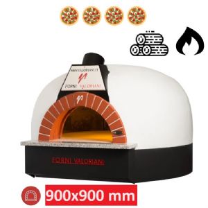 Four à pizza bois ou gaz 90x90 - 4 pizzas
