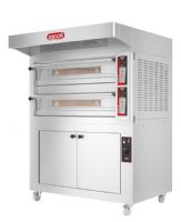 Four à pizza electrique 2 chambres 12 pizzas