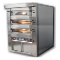 Four à pizza électrique 3x6 pizzas 33cm 3 chambres