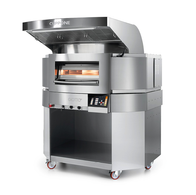 Four a pizza electrique rotatif 7 pizzas Giotto - CUPPONE - GT110/1TS -  Restoconcept.com