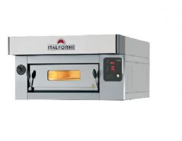 Four à pizza gamme CL 1 chambre 6 pizzas inox